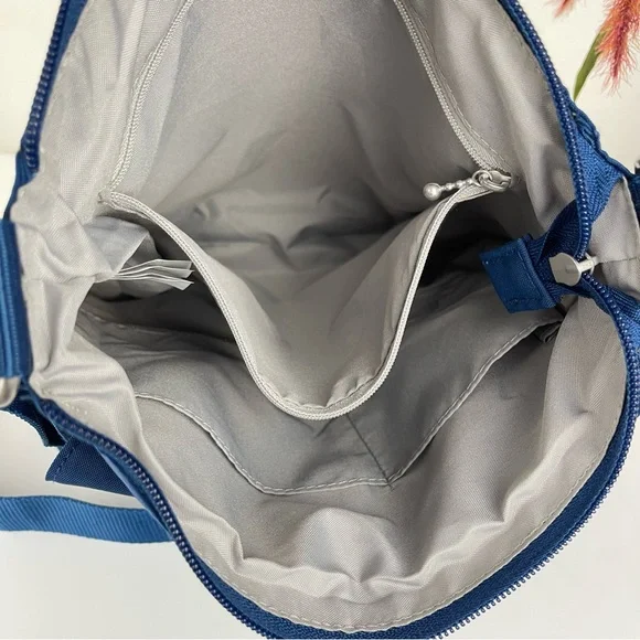 Baggallini Navy Nylon Practical Adjustable Crossbody Town Bagg - Picture 13 of 14